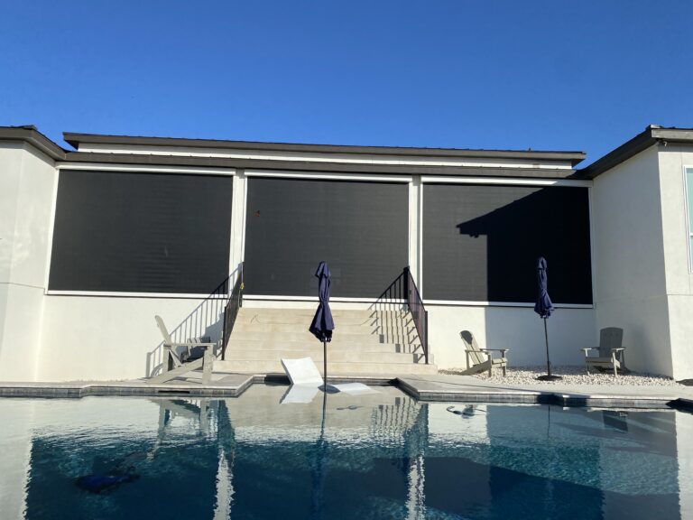 Outdoor Privacy Screen By Pool